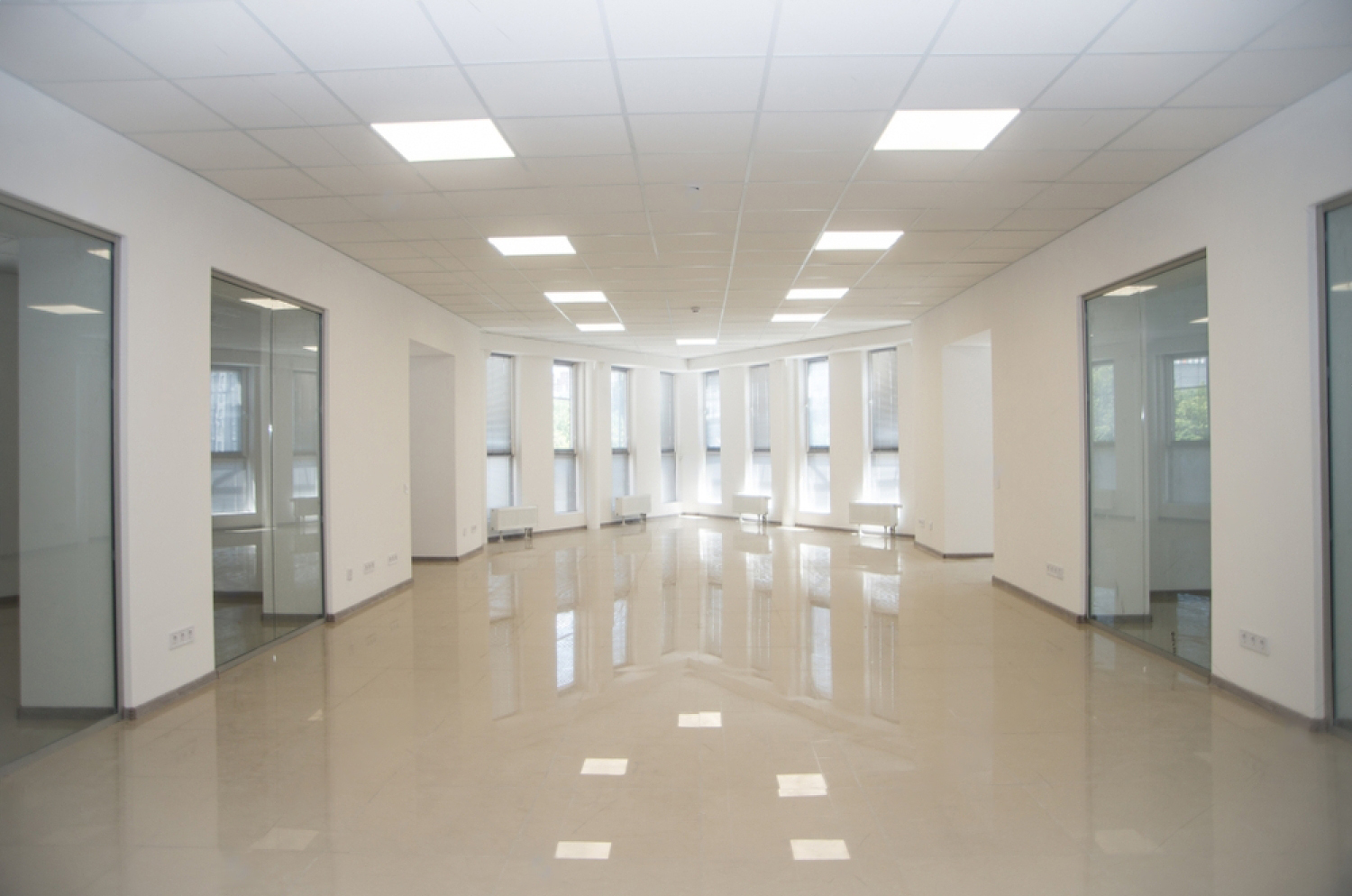 Grid ceiling by Zau Interiors, a versatile and stylish way to finish an office ceiling